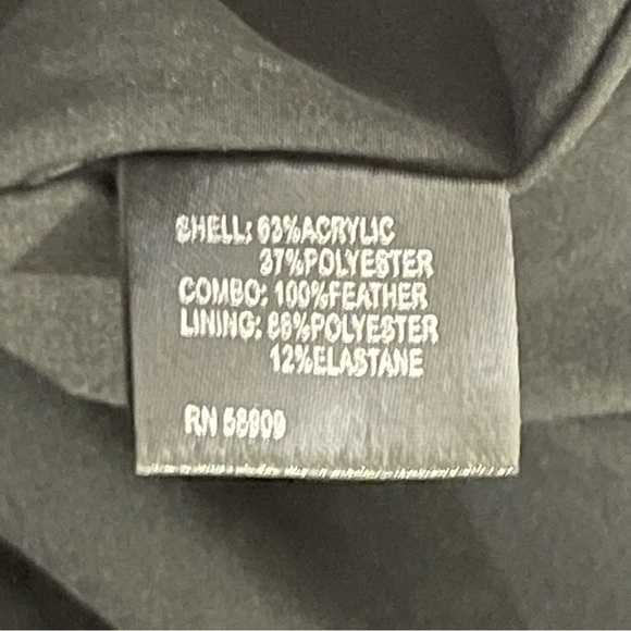 ANTONIO MELANI Irine Tweed Feather Sleeveless Sheath Dress Red Black Size 4 NEW - Picture 11 of 11